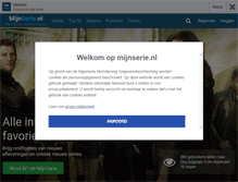Tablet Screenshot of mijnserie.nl